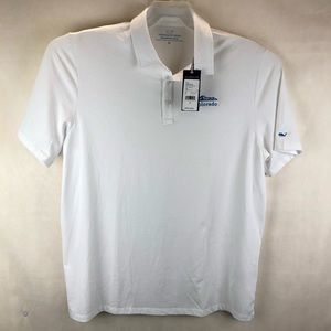 White vineyard vines edgartown polo shirt xl $85